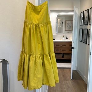 Size xs yellow skirt set
